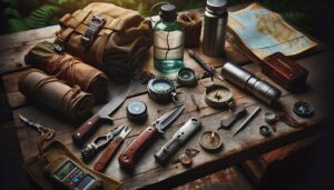 Comparing wilderness survival tools and outdoor equipment